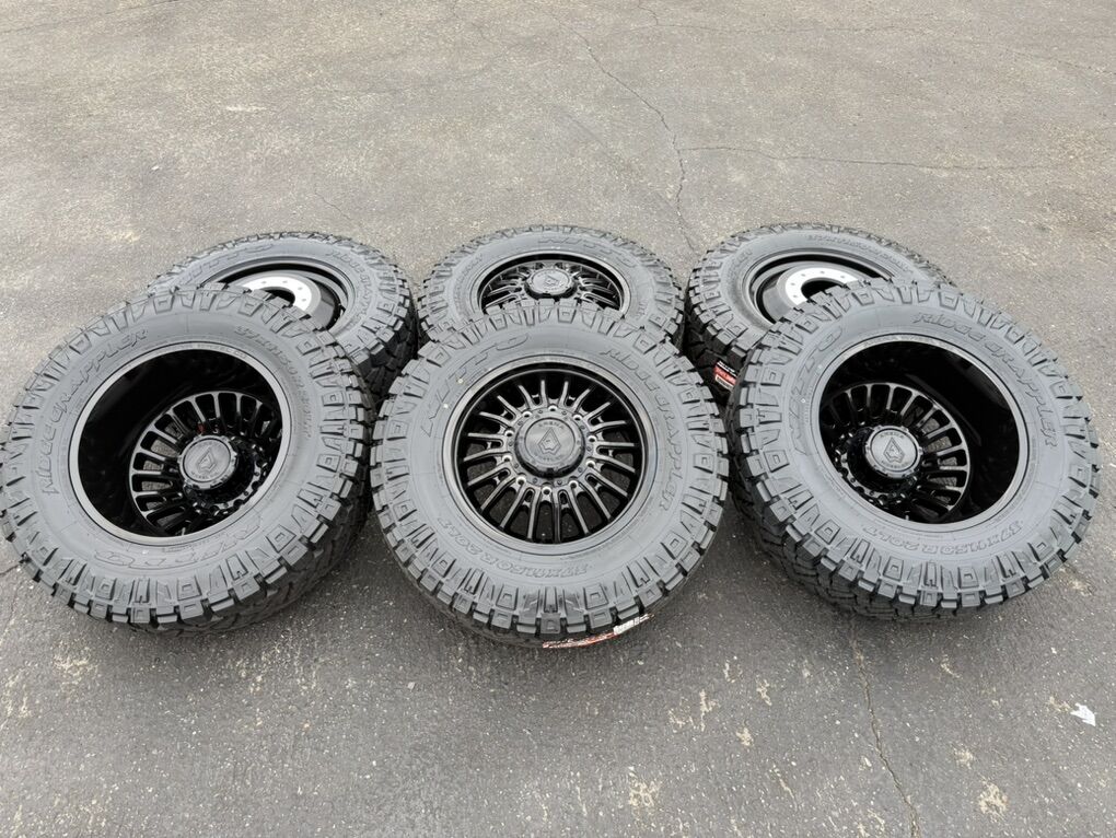 New DRW Nitto 37x11.50r20 Arena 10x225 Ford F450