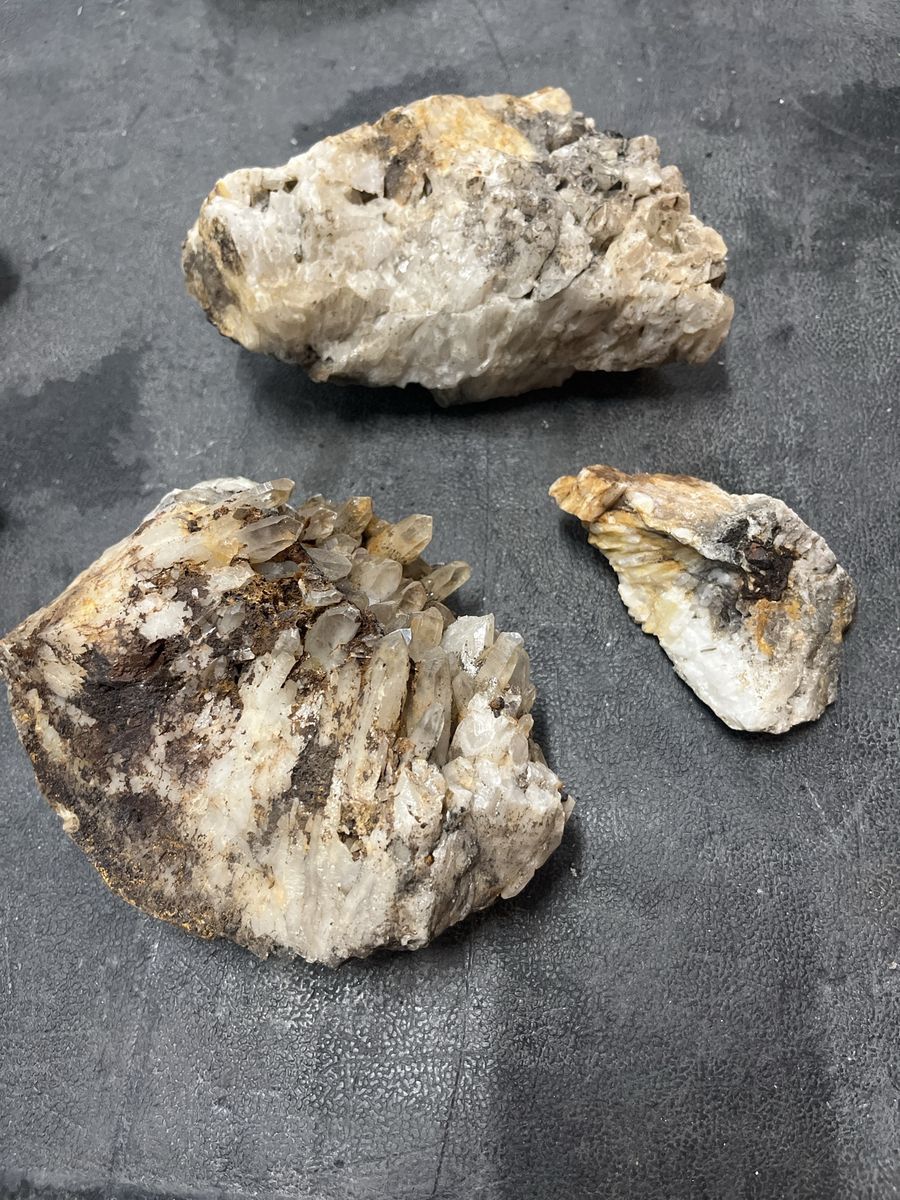 Natural Quartz Crystal Cluster Raw Mineral Specimen Rock Collection