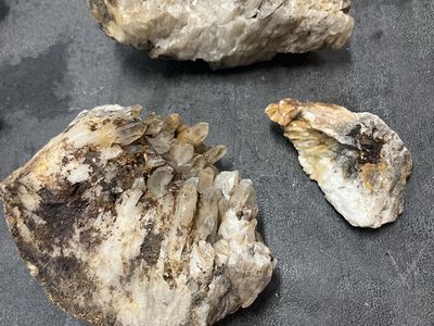 Natural Quartz Crystal Cluster Raw Mineral Specimen Rock Collection