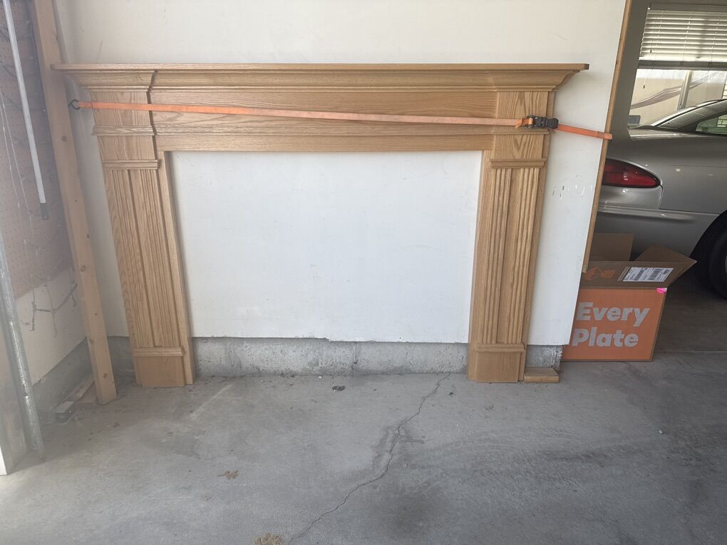 Solid Oak Mantle