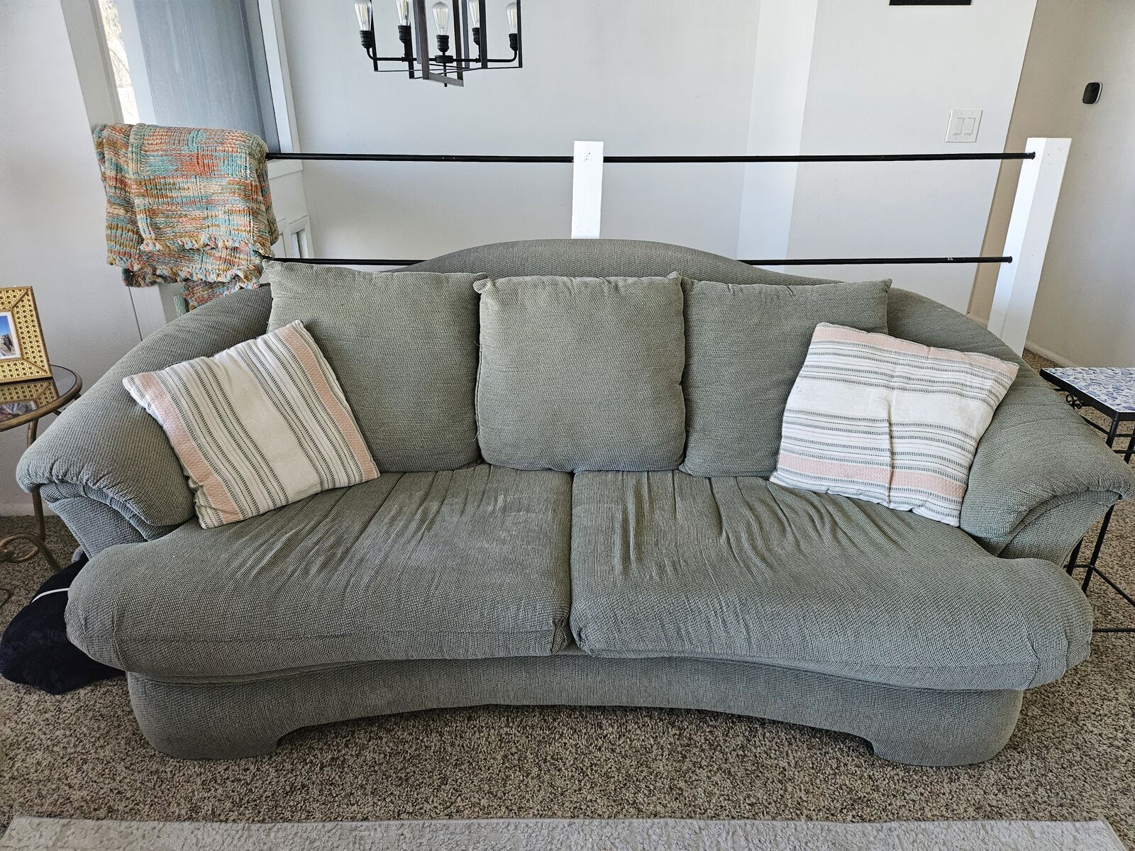 Green Couch- LAST CHANCE