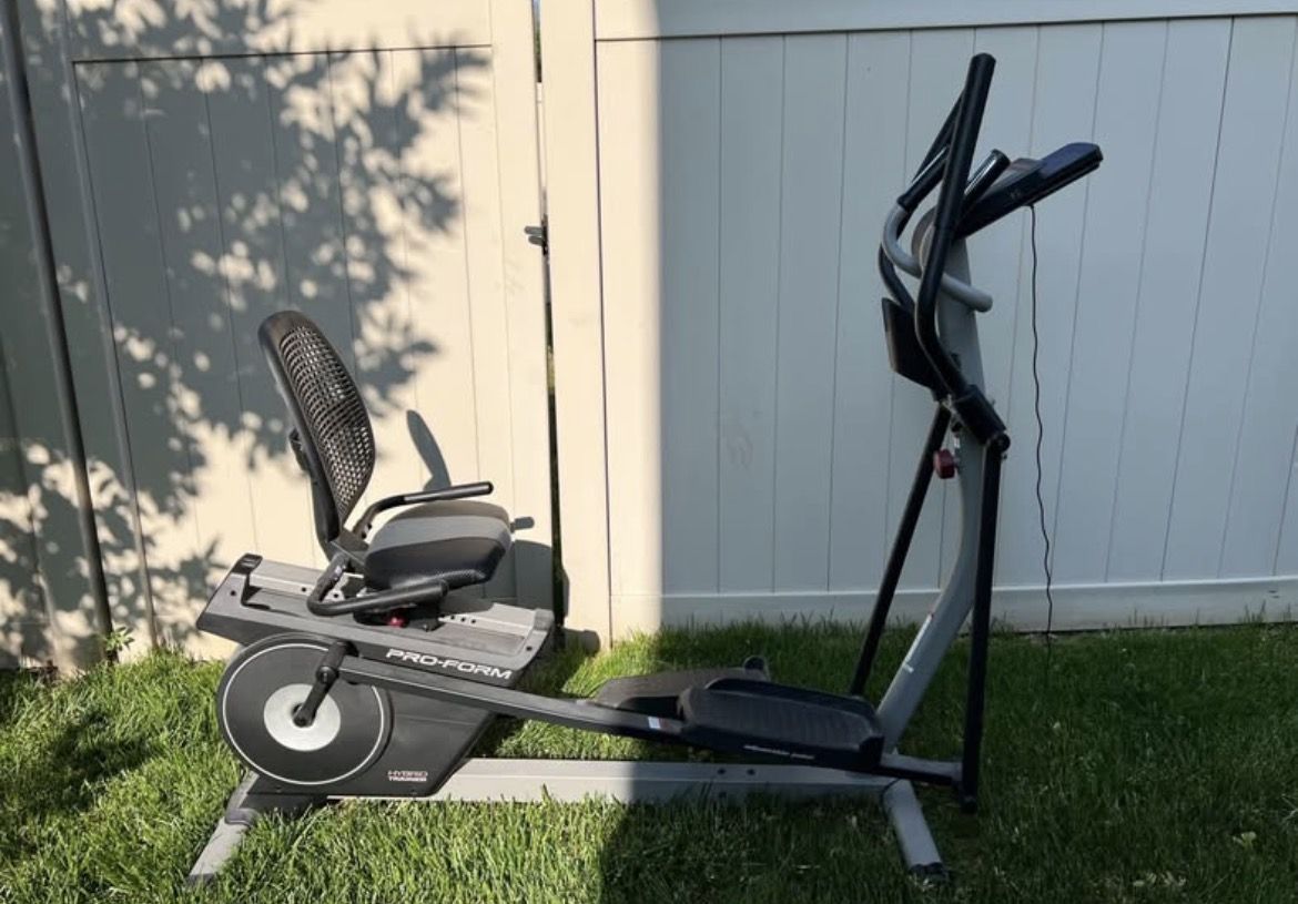 Pro-Form Hybrid Trainer Recumbent Elliptical - Barely Used