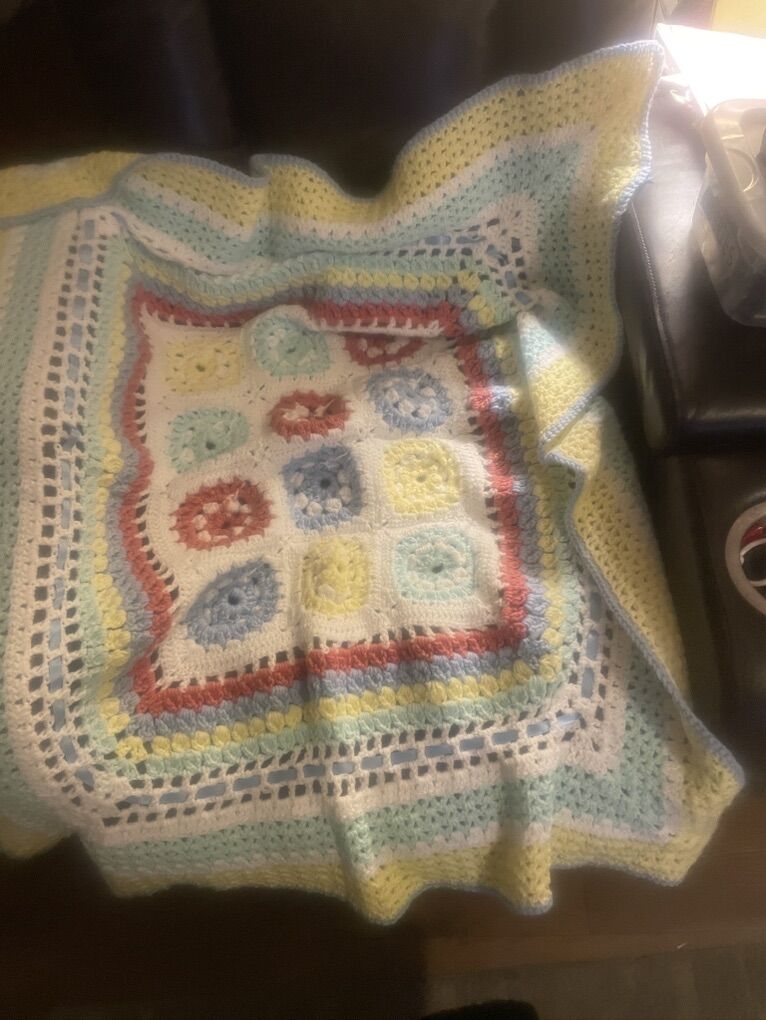 Hand Quilted Baby Blanket
