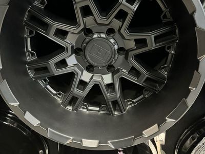 Brand new set of Level 8 Slingshot Matte Black Wheel, 20x11.5, -44 Offset, 6x139.7 Bolt Pattern