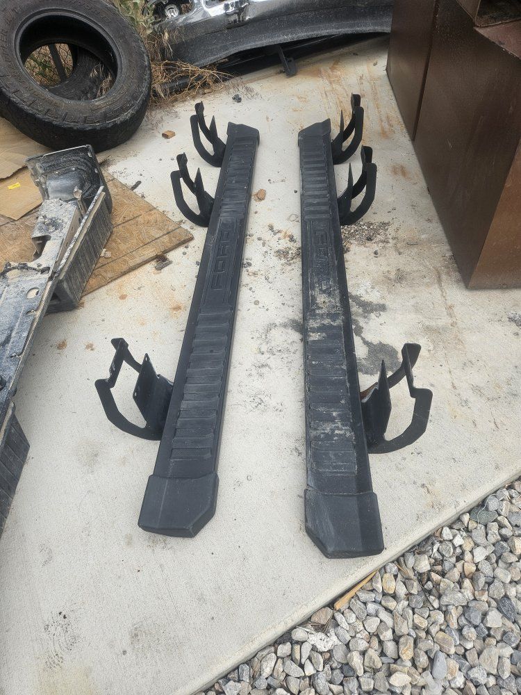 Ford F-250  Super duty Cab Black Running Boards Step Bars OEM