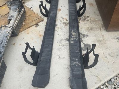 Ford F-250 Super duty Cab Black Running Boards Step Bars OEM