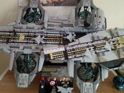 K-Box Revenge SHIELD Helicarrier Building Block Set with Minifigures