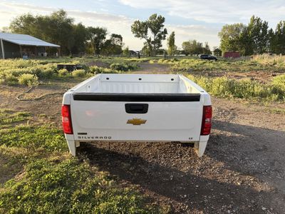 Chevy Silverado Truck Bed 2007-2013 4x4 White - Good Condition