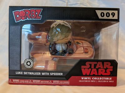 Funko Dorbz Ridez Star Wars Luke Skywalker with Speeder #009 - Special Edition