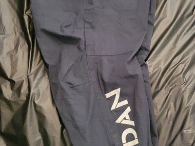 Jordan Track Pants, Men's Size 36 - Navy Blue with White Logo