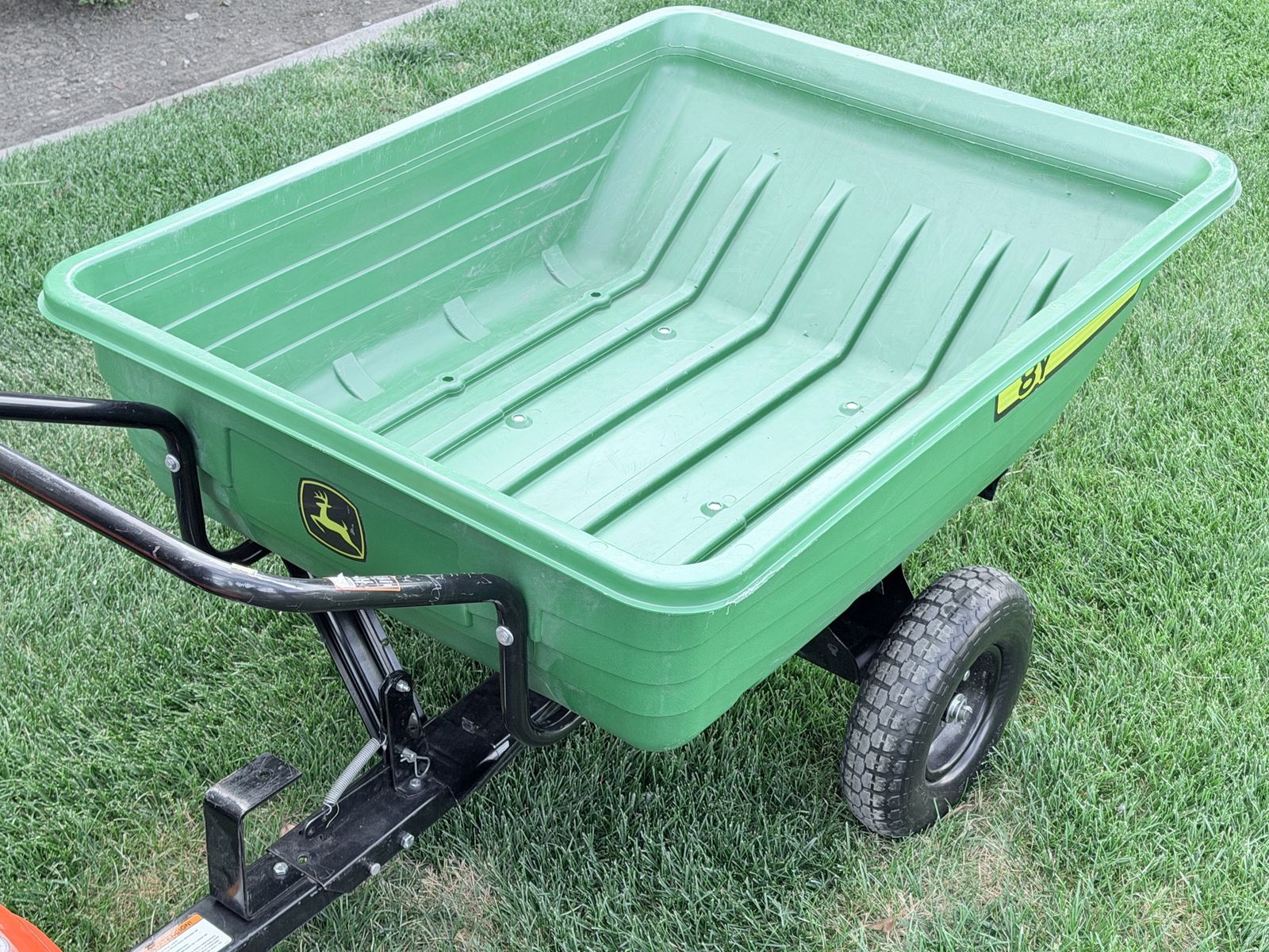 John Deere yard trailer