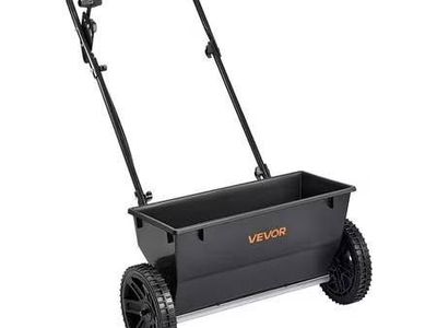 VEVOR Walk-Behind Spreader, 50 lb, 18" width