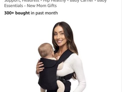 WildBird Aerial Buckle Baby Carrier in Raven Black Standard Size XS-XL