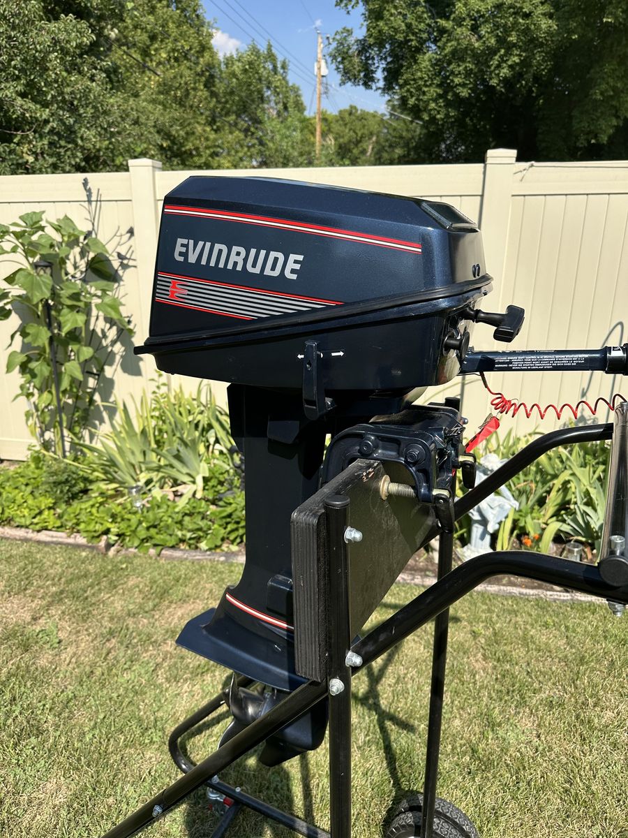 1989 Evinrude eight horse outboard.