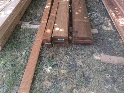 Treated lumber