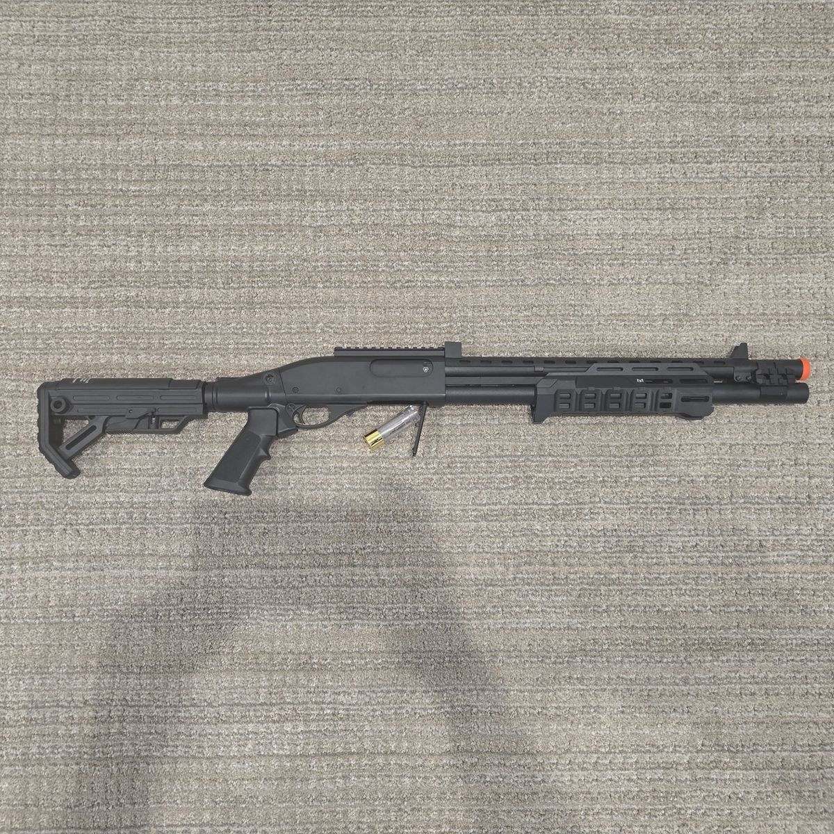 EMG x Strike Industries Tactical M870 CO2 Powered Pump Action Shotgun