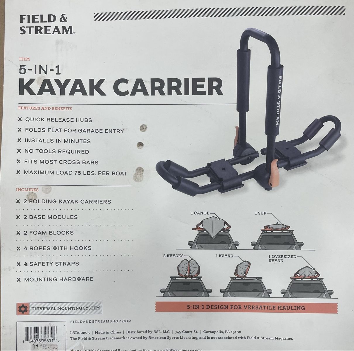Kayak Rack New
