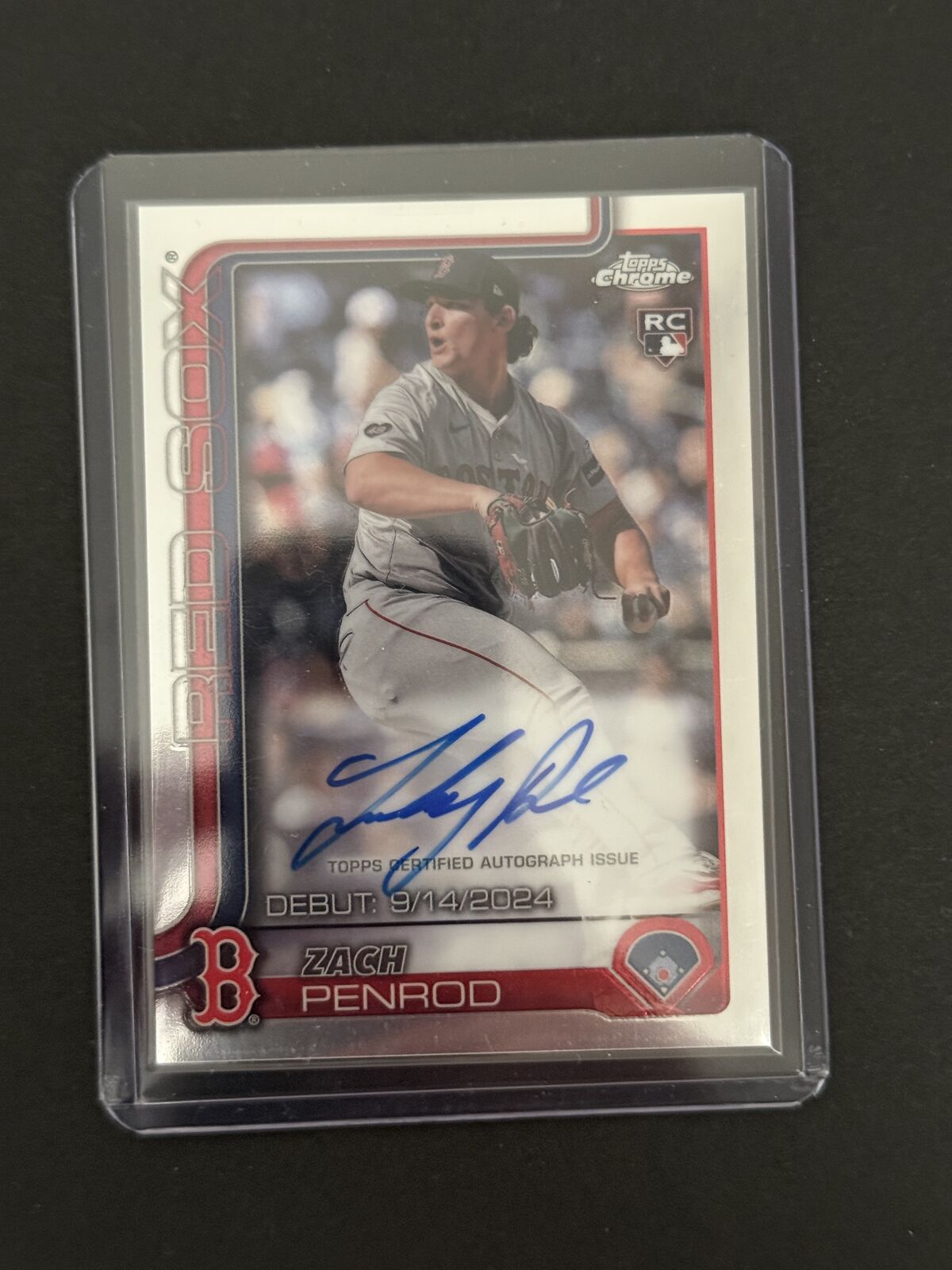 Topps Chrome 2025 Zach Penrod RC Auto Debut