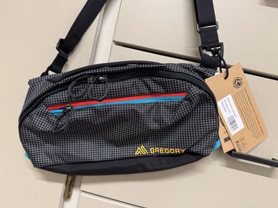 NWT Gregory Nano Shoulder Bag - Techno Black - Ripstop Crossbody