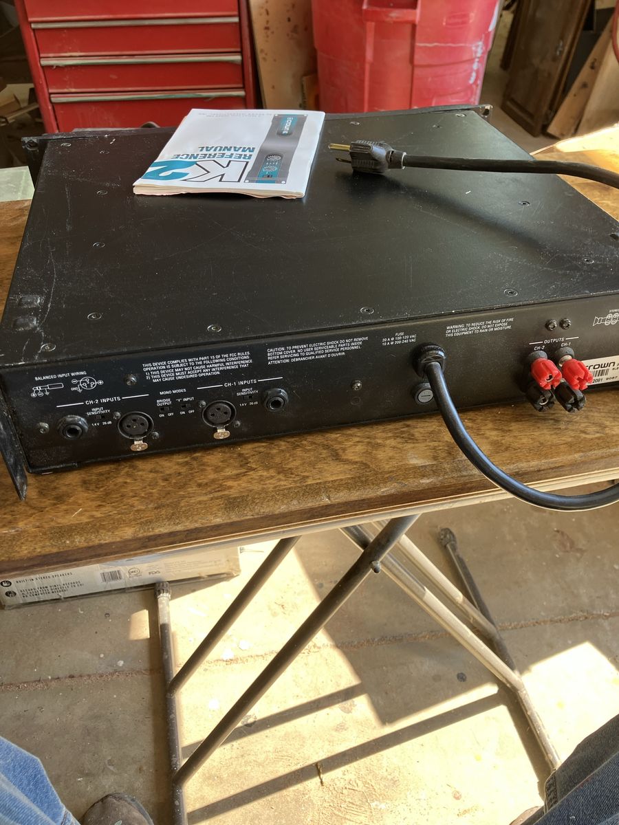 Crown k2 power amplifier 