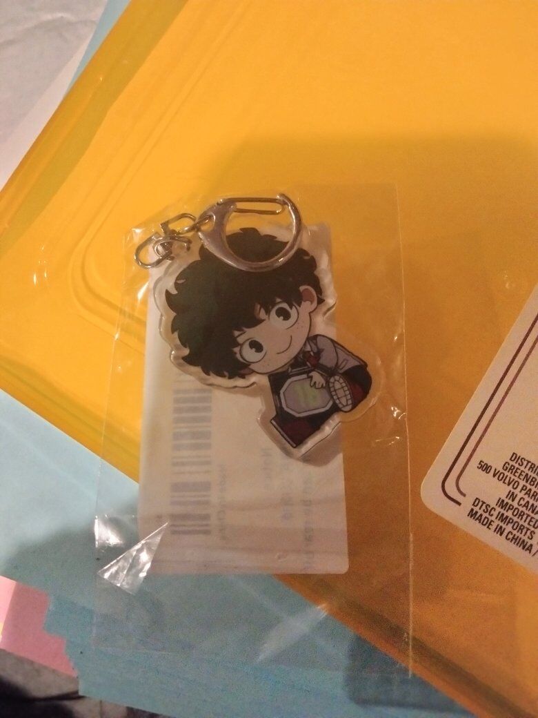 MHA deku keychain