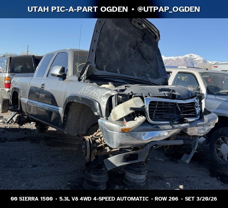 2000 GMC Sierra 1500 GMT800 Parts - UTPAP Ogden