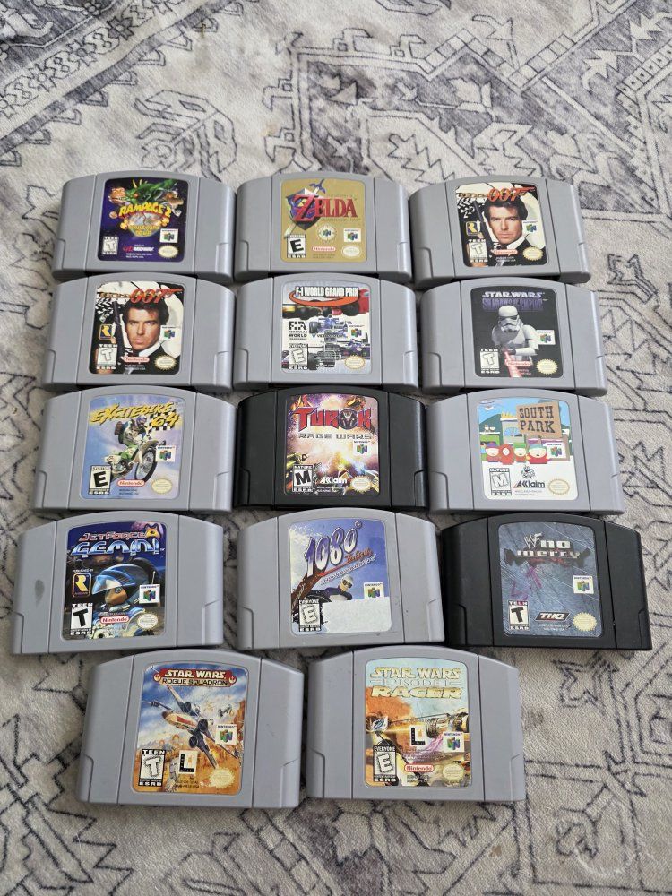 n64 games Authentic ( prices in description)