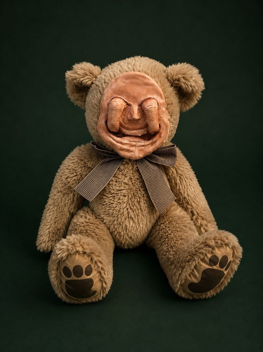 Custom Horror Teddy Bear Plushies - Unique Creepy Stuffed Animals, Handmade