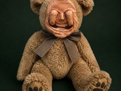 Custom Horror Teddy Bear Plushies - Unique Creepy Stuffed Animals, Handmade