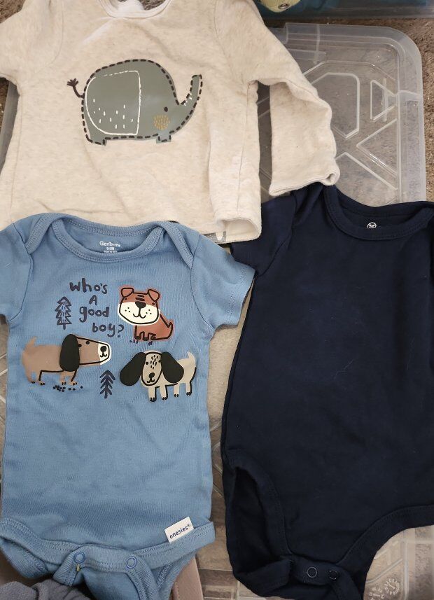 Baby Boy Bundle Newborn–18 Months + Bottles