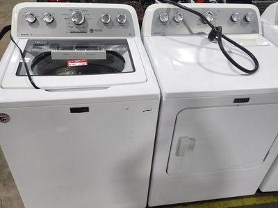 Maytag Bravos White Top Load Washer & Electric Dryer Set - Great Condition, Ready for Your Home