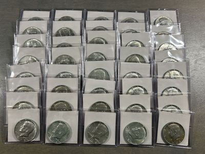 Silver 1965-1969 Kennedy Half Dollars (40 Coins)