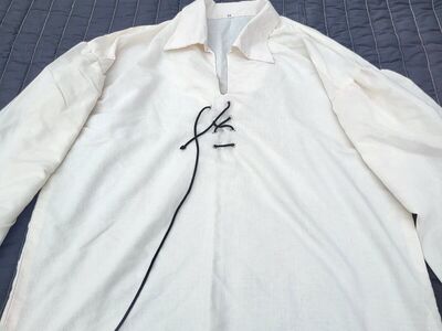 cream modevil men's costume shirt