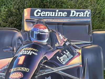 Indy Race Car Light Up Sign - Miller Draft Beer