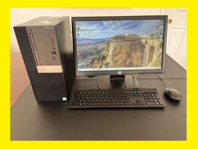 24GB RAM 6 CORE Dell i5-8500 @4.1GHz 256GB NVMe SSD 1TB HDD OptiPlex 5060 MT Windows 11 Desktop Computer