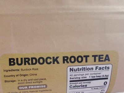 Burdock Tea