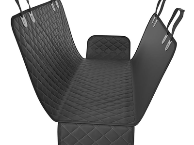 Pets Black XL Dog Car Hammock Back Seat Cover, Waterproof Backseat Cover Protector for Truck Bench Rear of Sedans or SUVs