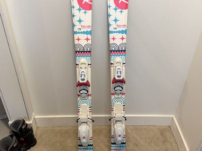 Kids Skis And Boot - 116 Length