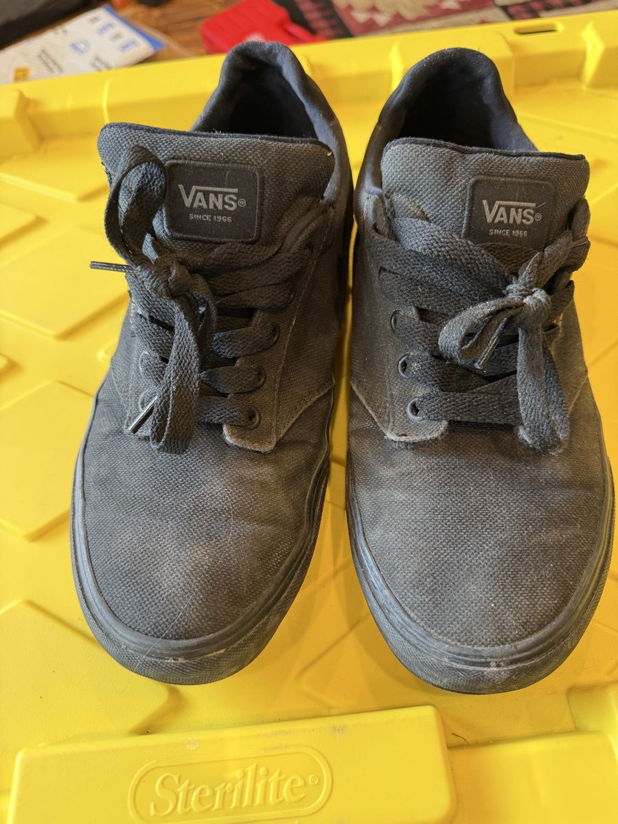 Vans Atwood All Black Canvas Sneakers