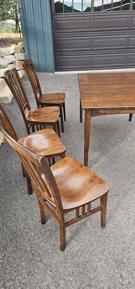 Craftsman style dining table