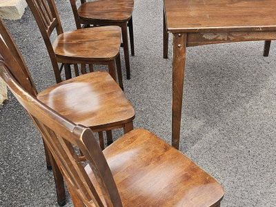 Craftsman style dining table
