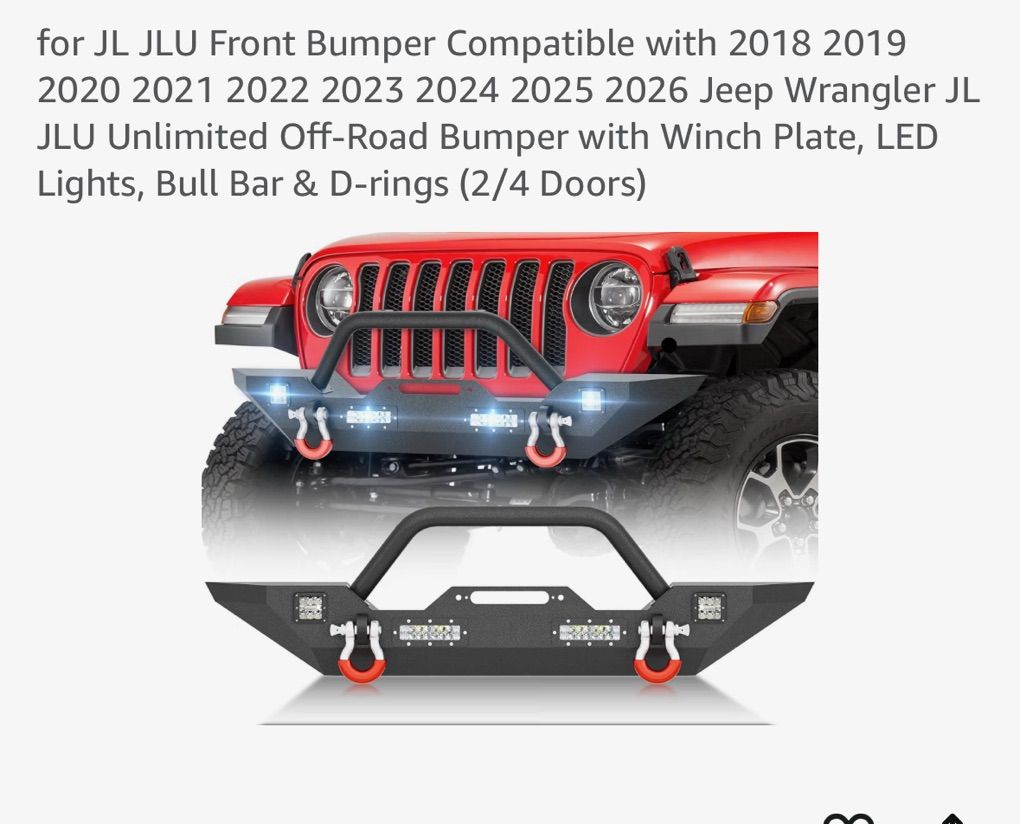 Jeep Wrangler Bumper Brand New