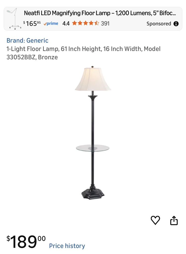 Kenroy Home 16 Light Floor Lamp