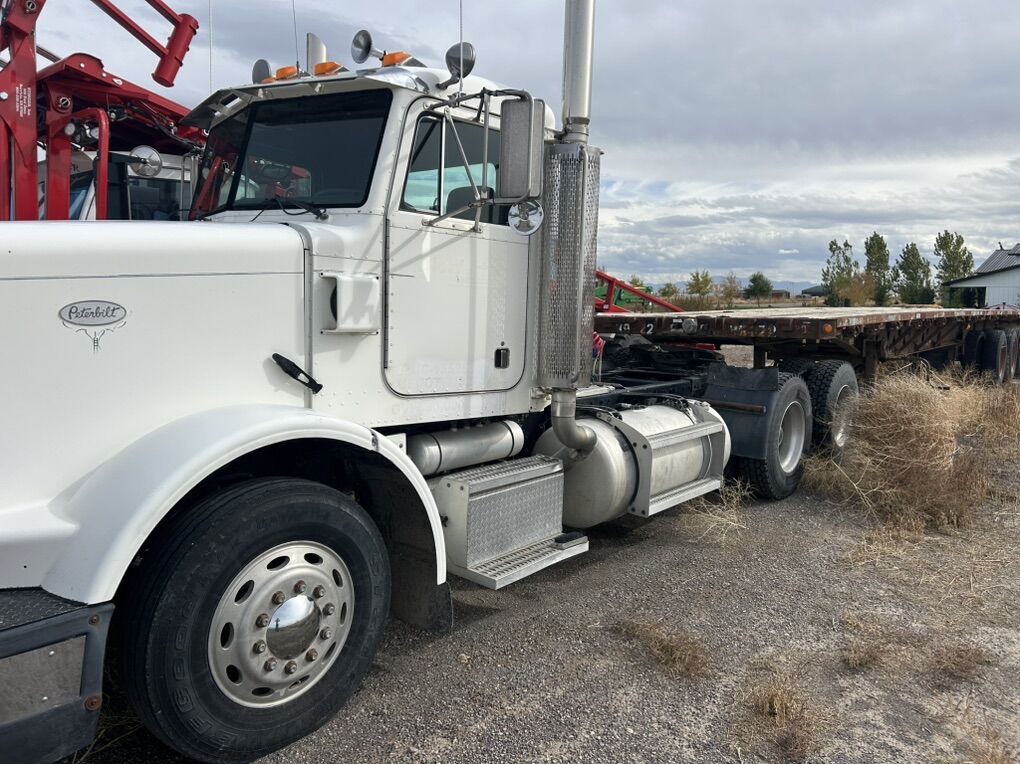Peterbilt Semi And Flatbed