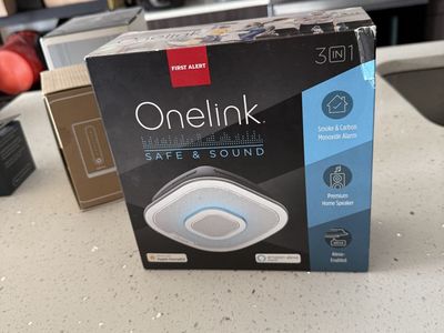 One Link, Alexa, Smoke and Carbon Monoxide Home Speaker Alarm