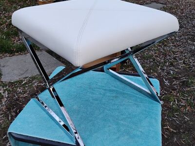 Coaster Fine Furniture New, Rita X-Cross Ottoman