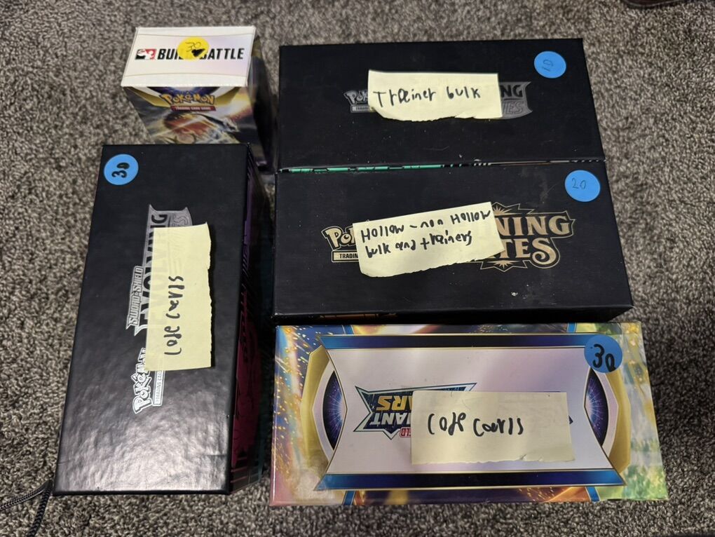 Pokemon card bulk from different sets