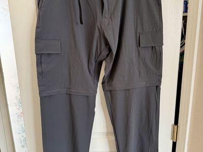 Mens 40/32 Rugged Exposure Zip-off Active Pants