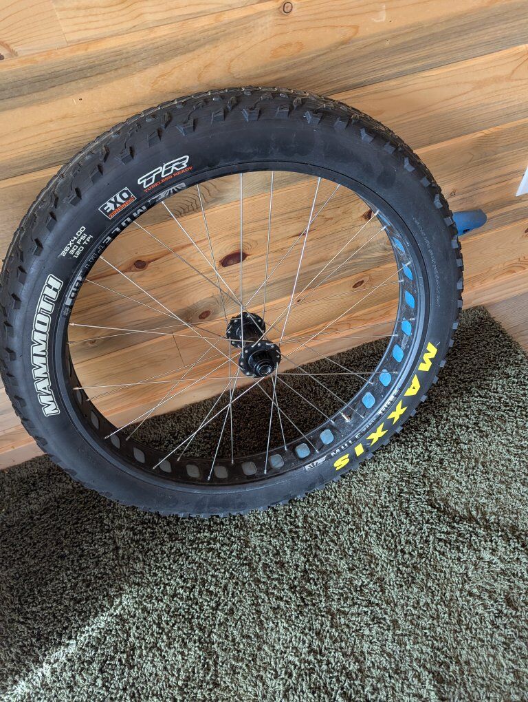 Salsa Cycles, Sun Rim, snowbike front wheel, 26 x