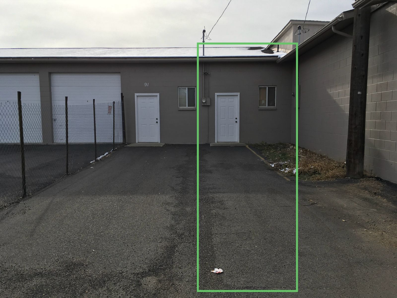 Small shop with office in Brigham City
